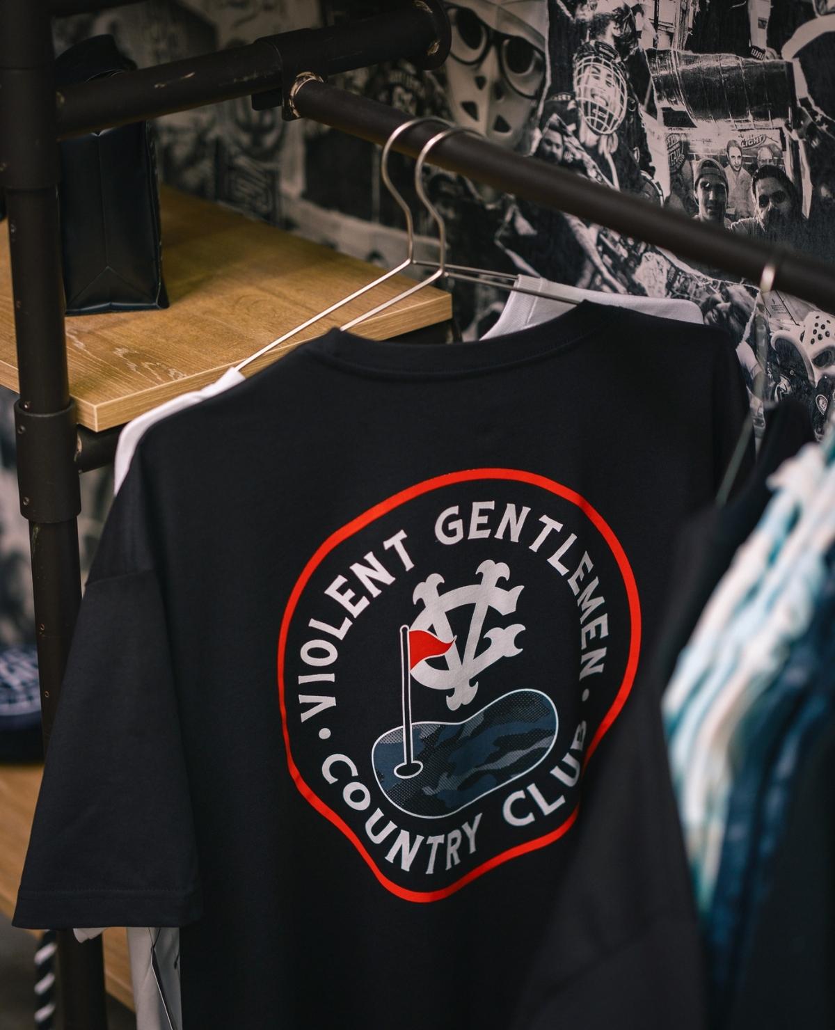 Violent gentlemen hockey clothing company offseason golf country club apparel