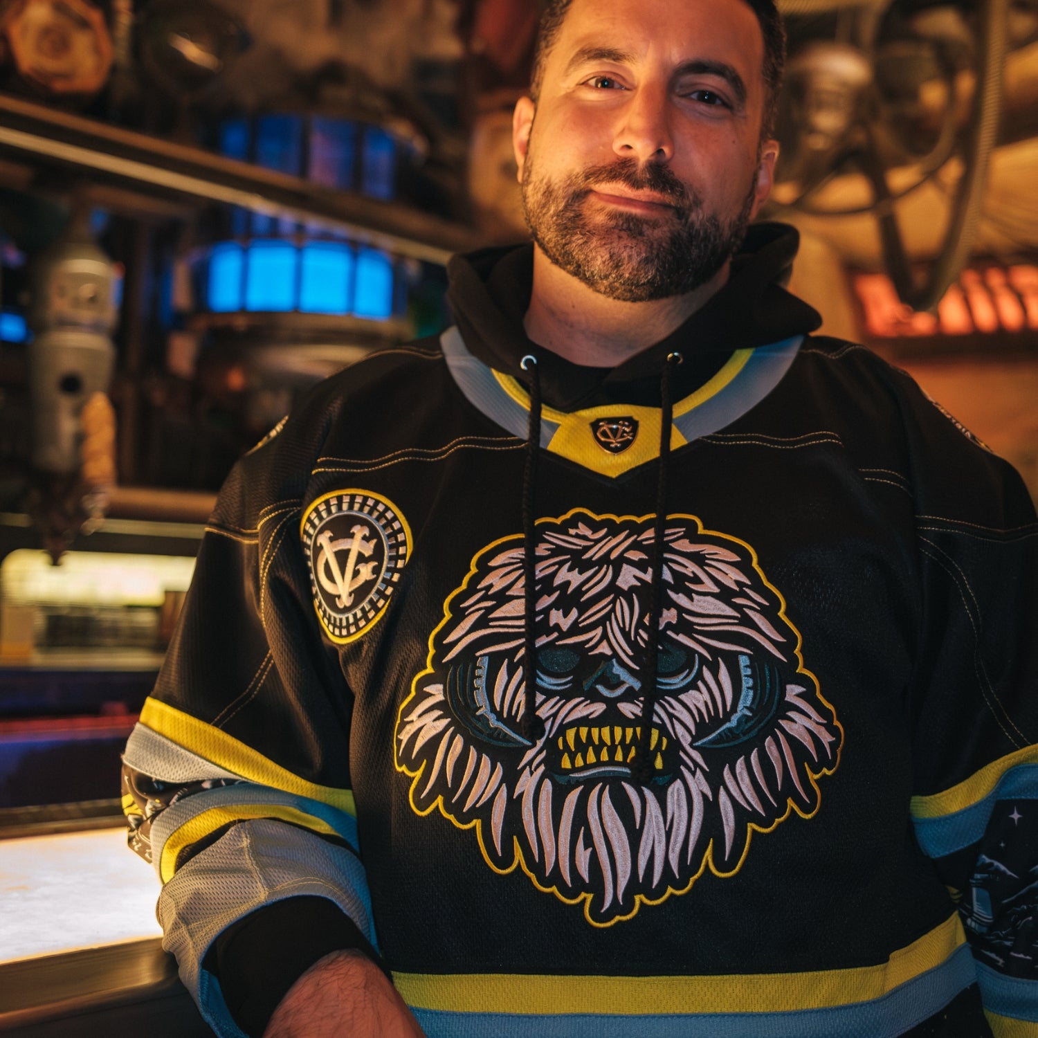 violent gentlemen hockey clothing company hockey club new star wars may the 4th releases - new Hoth hockey jersey, Hoth Star Wars Wampa t-shirt, tee, hoodie, and hockey socks. Learn more by checking out Orquest aedelweiss Hockey Apparel